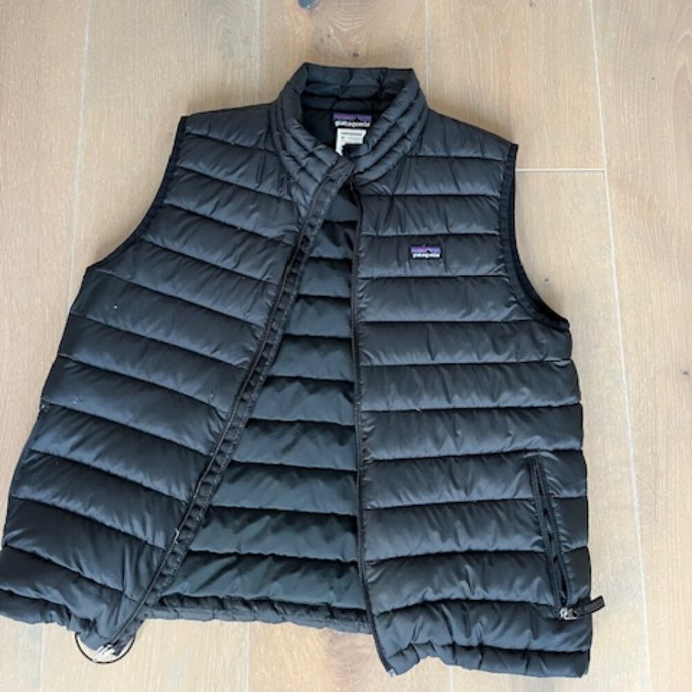 The North Face Down Vest (Black Color)